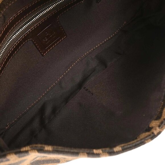Fendi Brown Zucca Baguette Handbag - Picture 8 of 10